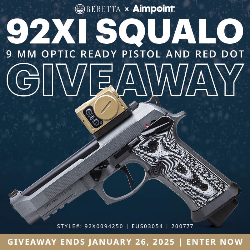 Beretta 92XI Squalo Giveaway